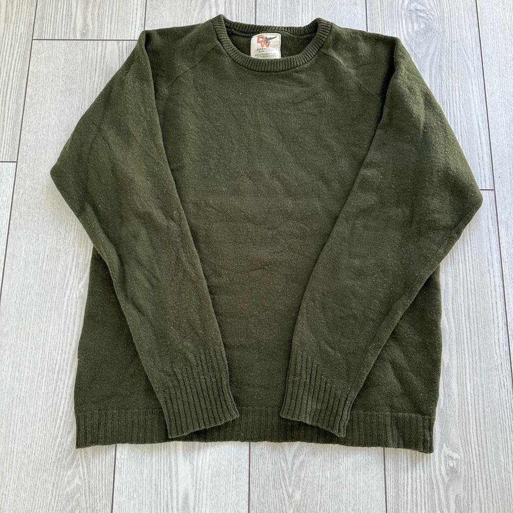 Men 100% wool large